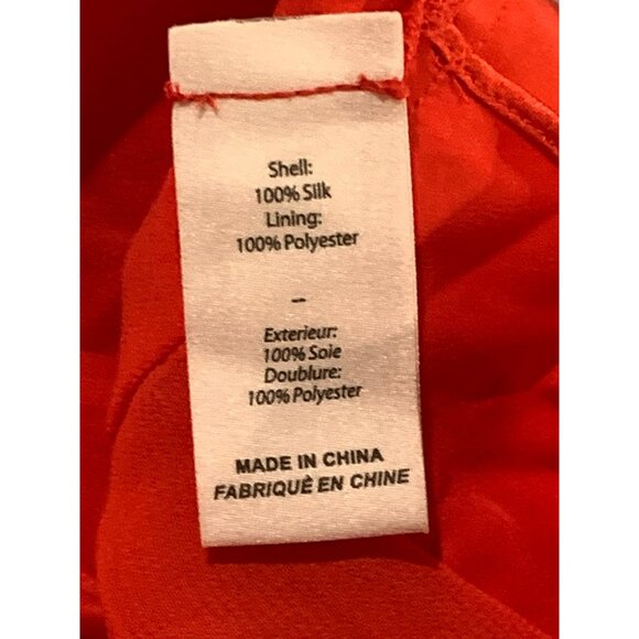Cinq À Sept Chili Pepper Silk Wrap Tank Top XL NWT $325 - Picture 6 of 12